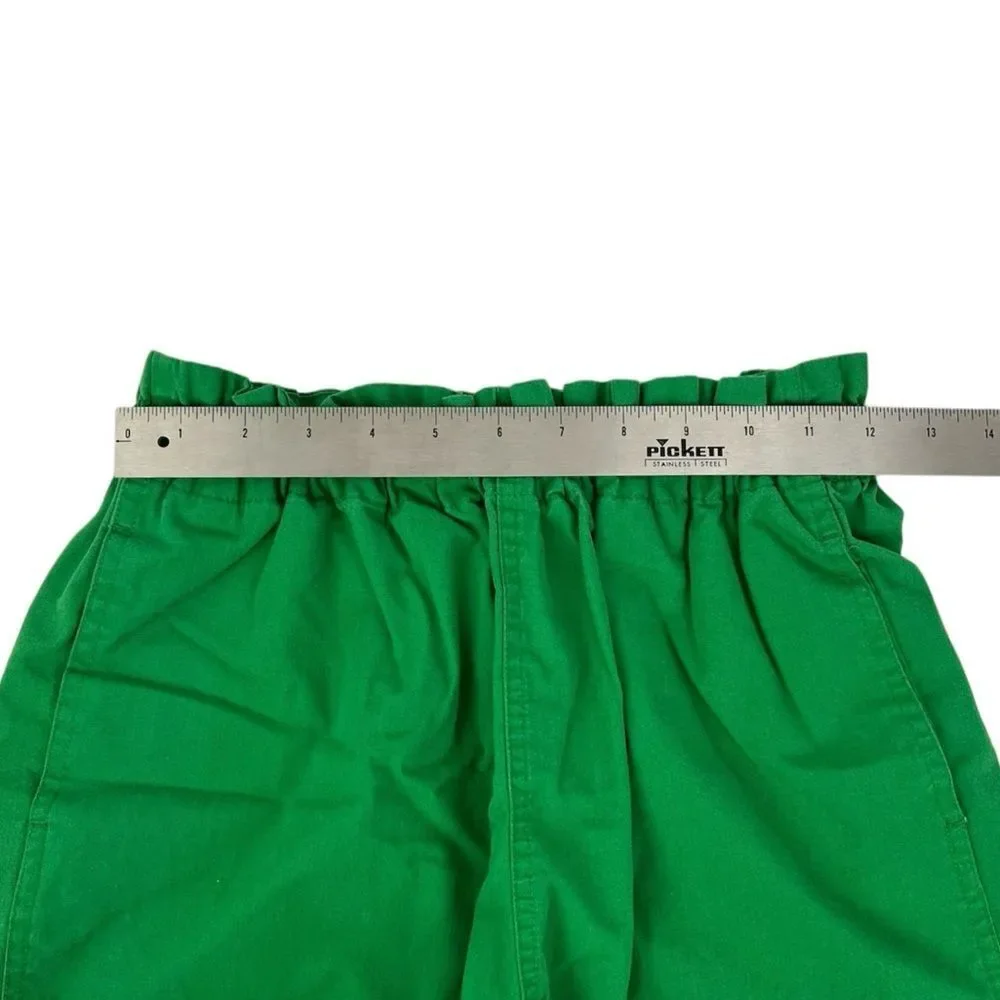 Urban Outfitters Kelly Green Paper Bag Shorts Elastic Waist Size Small - Picture 4 of 9